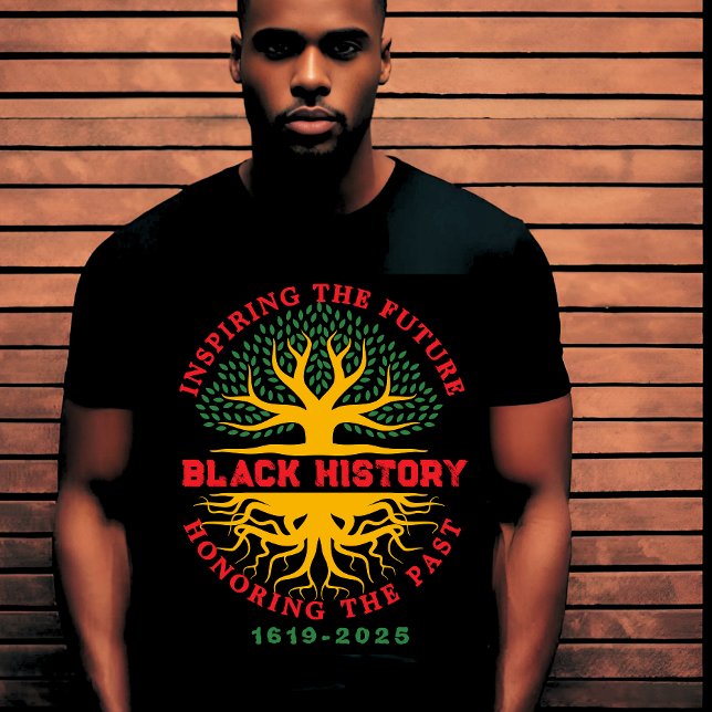 Ehrerbietung des vergangenen Inspirierend Schwarzg T-Shirt (Von Creator hochgeladen)