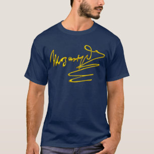 EHRERBIETUNG Unterzeichnung zur Goldmozart/3D T-Shirt