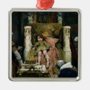 Ehrerbietung zu Clovis II Ornament Aus Metall