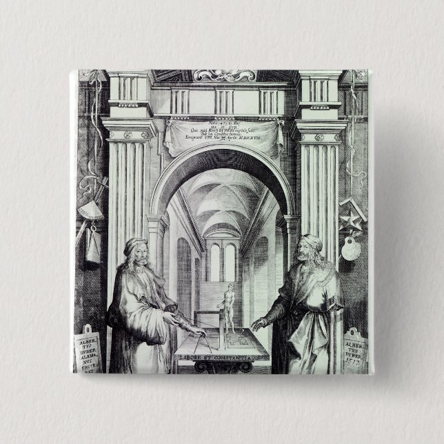 Ehrerbietung zu Durer, c.1628 Button (Vorderseite)