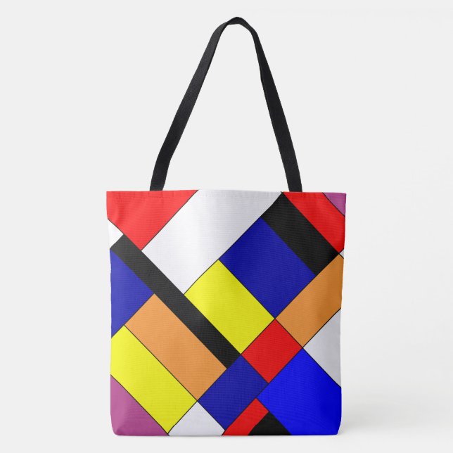 Ehrerbietung zu Mondrian Tasche (Vorderseite)
