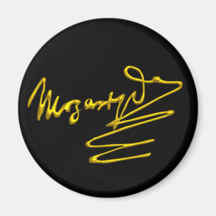 EHRERBIETUNG zur MOZART-Goldunterzeichnung des Magnet