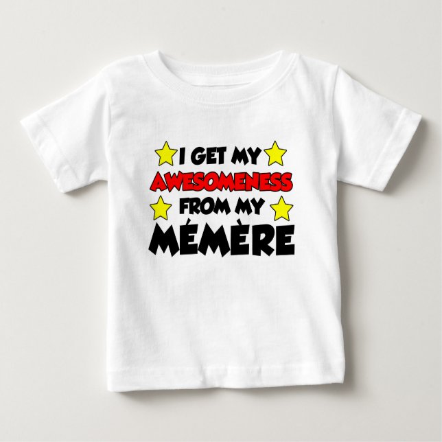 Ehrfurcht von Memere Baby T-shirt (Vorderseite)