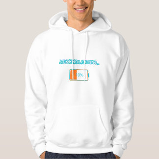 Ehrgeiz lädt… 10% | Motivationsbatterie schwach F Hoodie