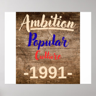 Ehrgeiz: Populärkultur Poster
