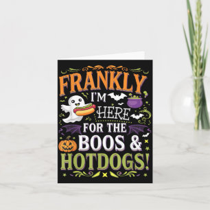 Ehrlich gesagt bin ich hier für die Boos Hotdogs H Karte