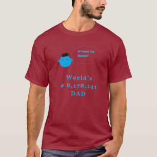 Ehrlicher Vati des besten Vatis schlechteste Welt T-Shirt