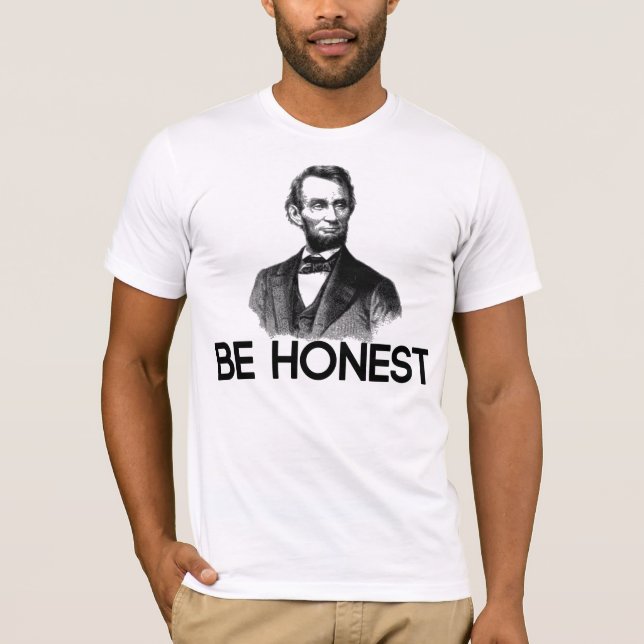 Ehrliches Abe Shirt (Vorderseite)