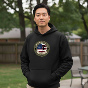 Ehrt die Gefallenen Beschützt die Lebenden 250. US Hoodie
