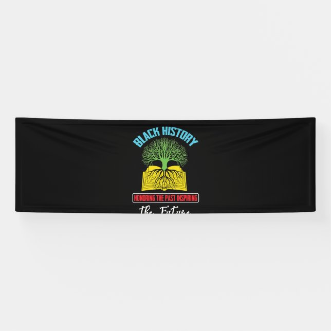 Ehrung des vergangenen Inspirierend Schwarzgeschic Banner (Horizontal)