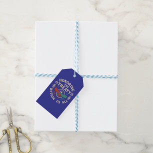 Ehrung des Vertrags in uns allen Geschenkanhänger