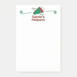 Ehrung für Santas Helfer Post-it Klebezettel
