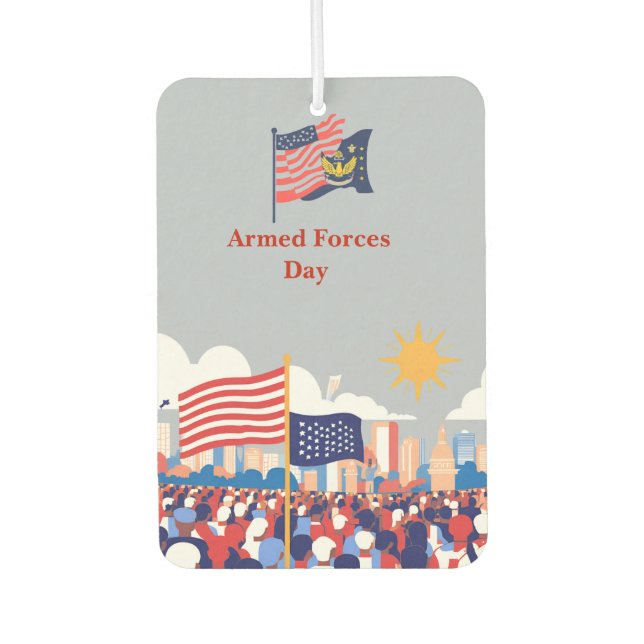 "Ehrung unserer Helden: Feste der Streitkräfte Autolufterfrischer (Vorderseite)