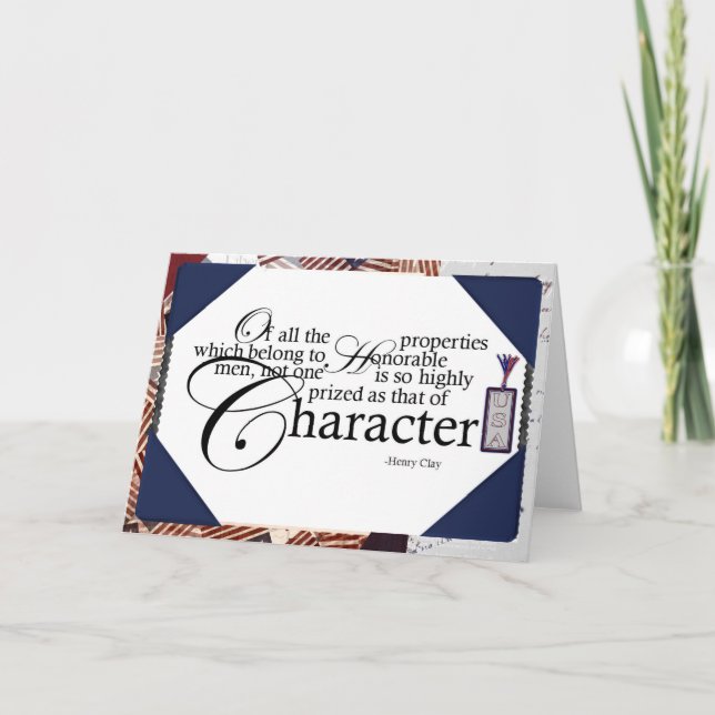 Ehrwürdige Männer Notecard Karte (Vorderseite)