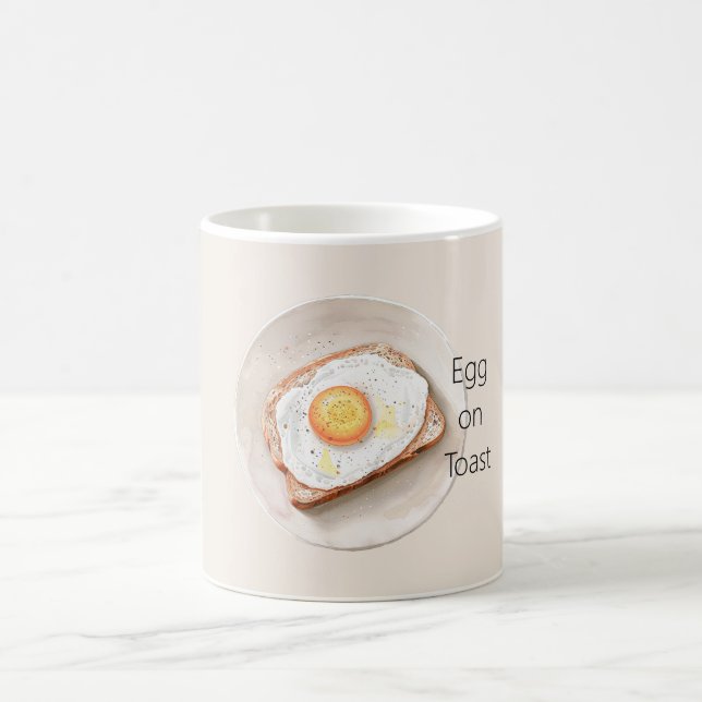 Ei auf Toast Kaffeetasse (Mittel)