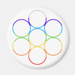Ei der Chakra-Runde Magnet