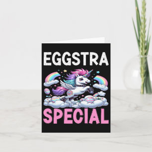 Ei des Frauen Extra Spezielle Kawaii Einhorn Oster Karte