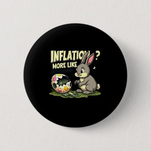 Ei-Flation Lustiges Ostern-Inflation T-Shirt Button