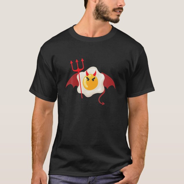 Ei Funny Halloween Niedlich Puff T-Shirt (Vorderseite)