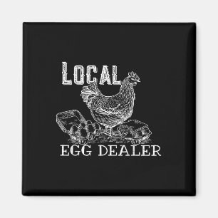 Ei Händler Retro Hühnchen Funny Bauer Ostern Magnet