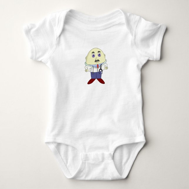 Ei Head Doctor Baby Strampler (Vorderseite)