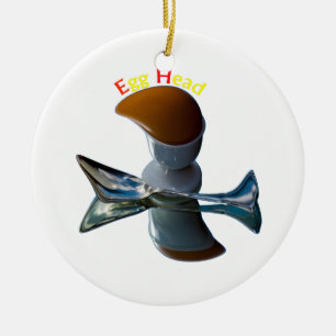 Ei Head Quirky Designs Keramikornament