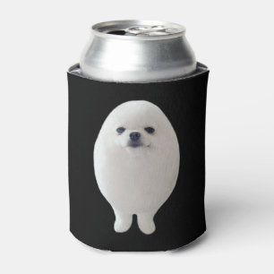 Ei Hund Meme Doppelseitiges Schwarz Dosenkühler
