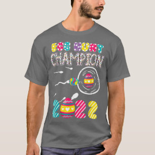 Ei Hunt Champion Funny Easter Pregnancy Announcem T-Shirt
