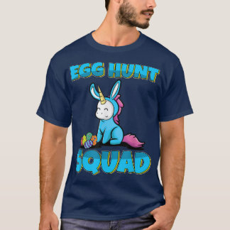 Ei Hunt Squad Niedlich Unicorn Ostereier Jagen T-Shirt