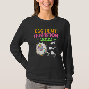 Ei-Jagd Champion 2022 Osterschwangerschaft Ankündi T-Shirt
