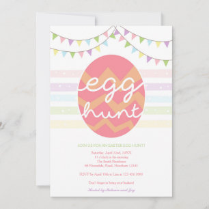 Ei-Jagd-Einladung/Osterei-Jagd laden ein Einladung