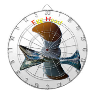 Ei-Kopf-Skurril-Designs Dartscheibe