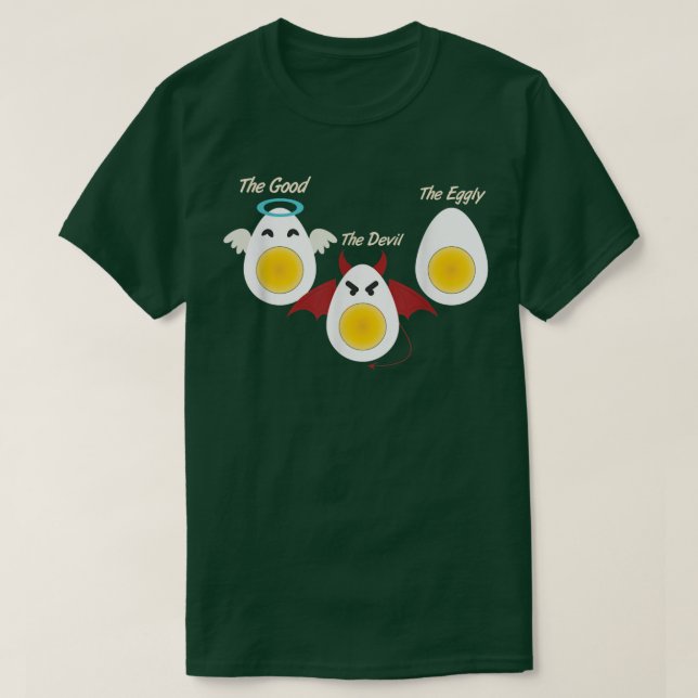 Ei-Kostüm Geweihter Witz Halloween Liebe Eier T-Shirt (Design vorne)