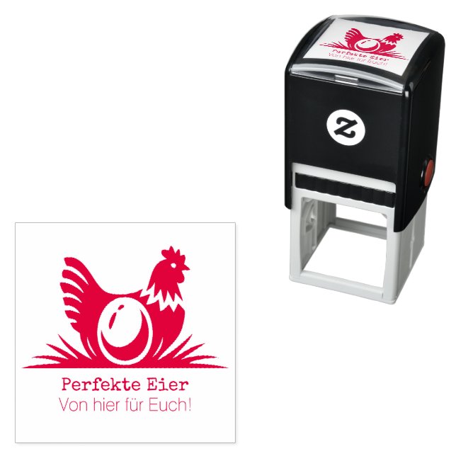 Ei Stempel Henne  (Beispiel)