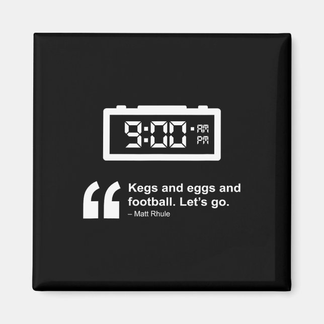 Ei und Ei und Fußball Magnet (Vorne)