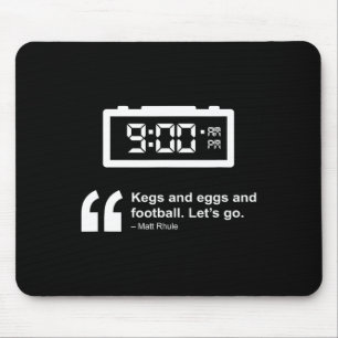 Ei und Ei und Fußball Mousepad
