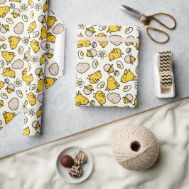 Ei und Küken Geschenkpapier