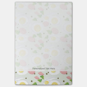 Ei-und Wurst-Muster Post-it Klebezettel