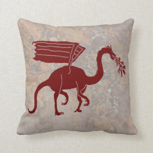 Eiagon Drache-Petroglyphe Kissen