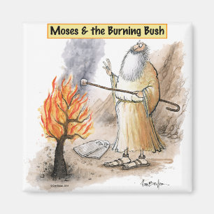 Eibisch-Magnet Moseses brennendes Bush Magnet