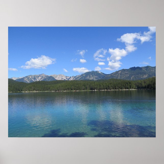 Eibsee Bayerische Alpen Poster (Vorne)