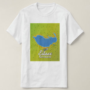 Eibsee Deutschland Reiseplakat. T-Shirt