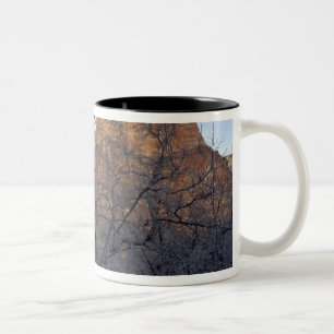 Eichbäume im Winter, Gerichtshof der Patriarchen Zweifarbige Tasse