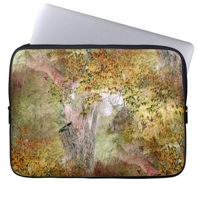 Eiche im Herbst.... Laptopschutzhülle (Vorderseite)