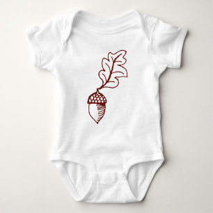 Eichel-einteiliger Baby Strampler