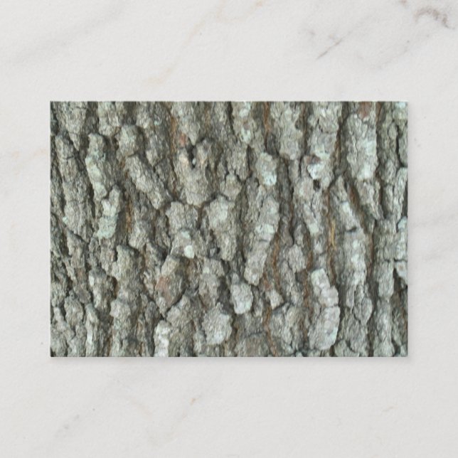 Eichen-Baum-Barken-wirkliche hölzerne Visitenkarte (Vorderseite)