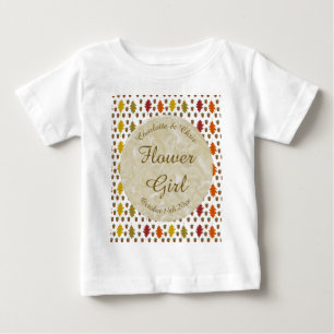 Eichen Blätter und Acorns Herbsthochzeit maßgeschn Baby T-shirt
