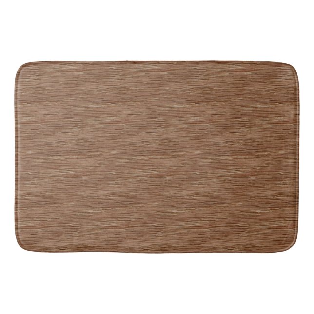 Eichen-Holz-Korn-Blick TANs Brown natürlicher Badematte (Vorderseite)