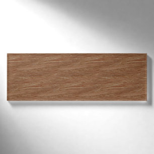 Eichen-Holz-Korn-Blick TANs Brown natürlicher Namenschild