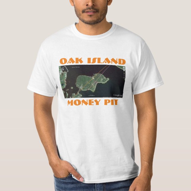 EICHEN-INSEL-GELD-GRUBEN-T - SHIRT (Vorderseite)